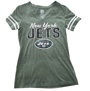 NFL Team Apparel Gray V-Neck Shirt- XS